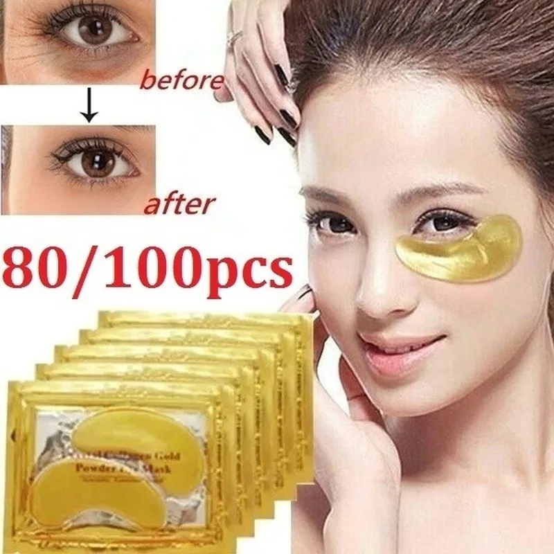 

80/100 шт., коллагеновые маски для области вокруг глаз против морщин