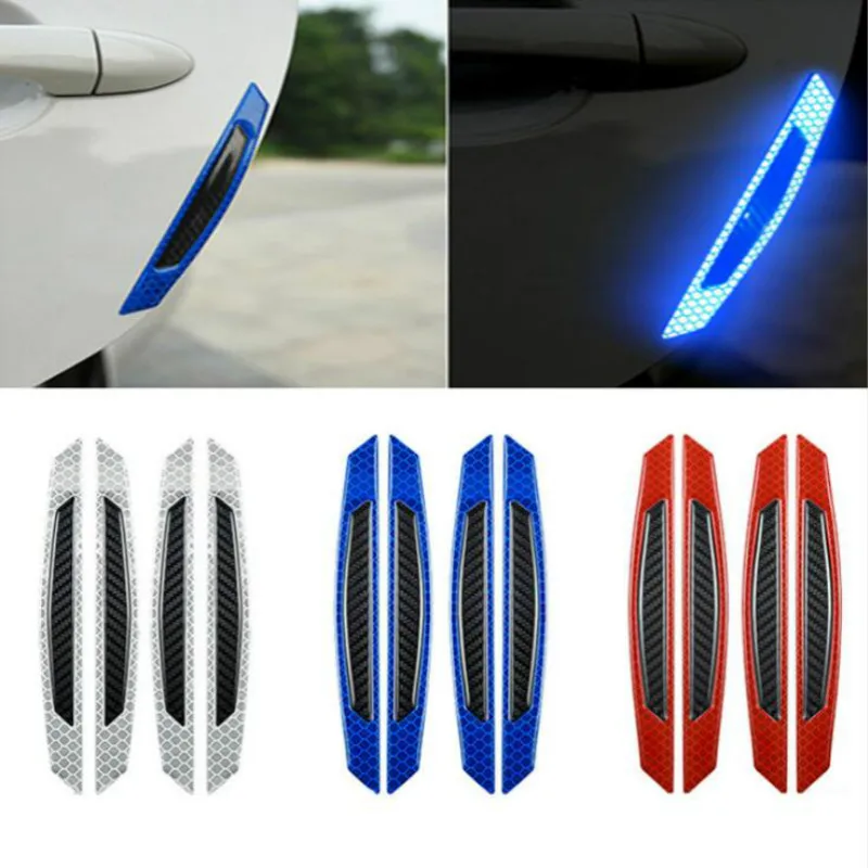 Car Sticker 5D Carbon Fiber Stickers And Decals Auto Reflective Strip Warning Styling Accessories Automobiles | Автомобили и