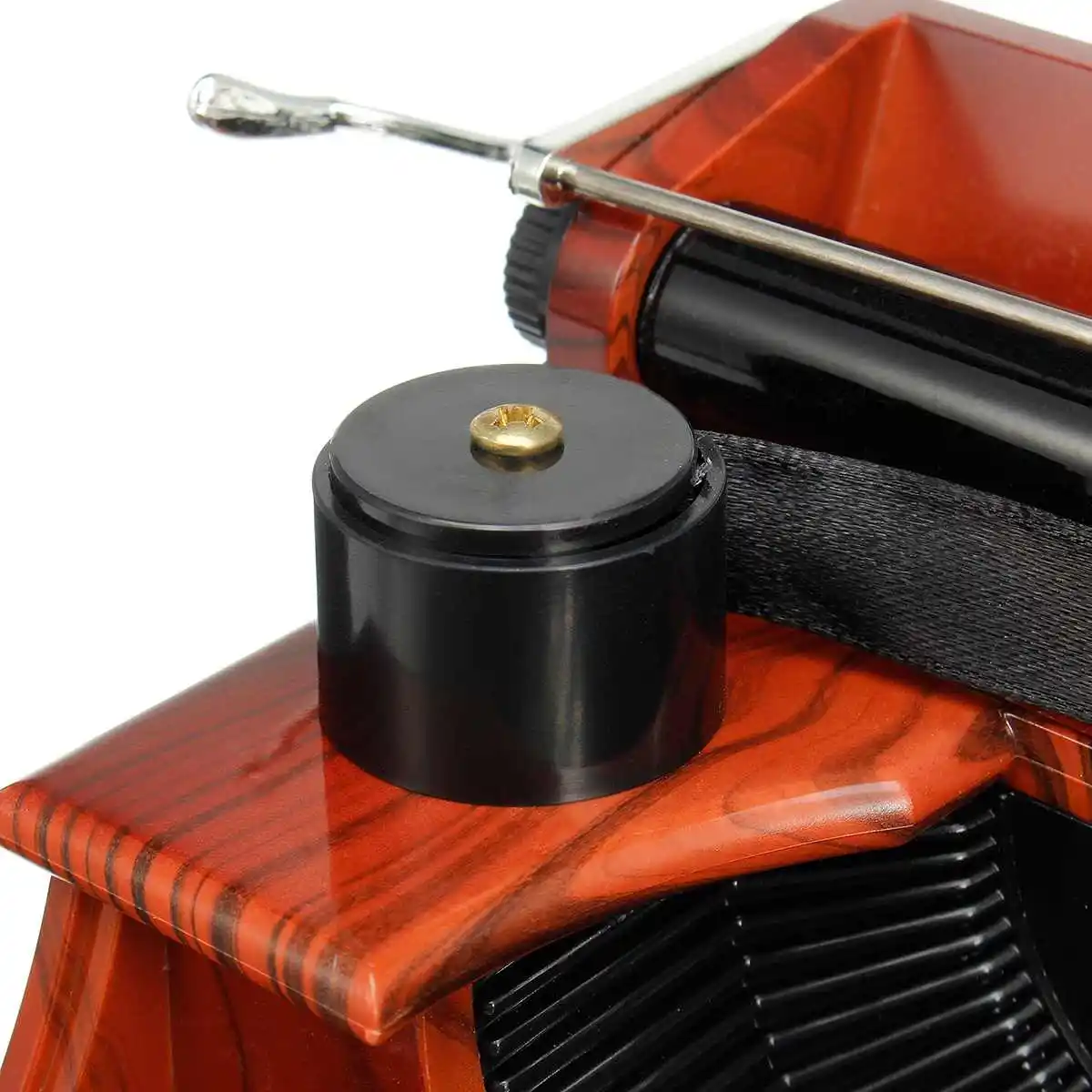 Retro Typewriter Classic Rotating Music Box Sewing Machine Phonograph Jewelry Music Box