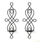 Настенные подсвечники, 2 шт.компл., Элегантный Подсвечник, подвесные настенные подсвечники, для свадьбы Вечерниестоловой, для освещения свечей