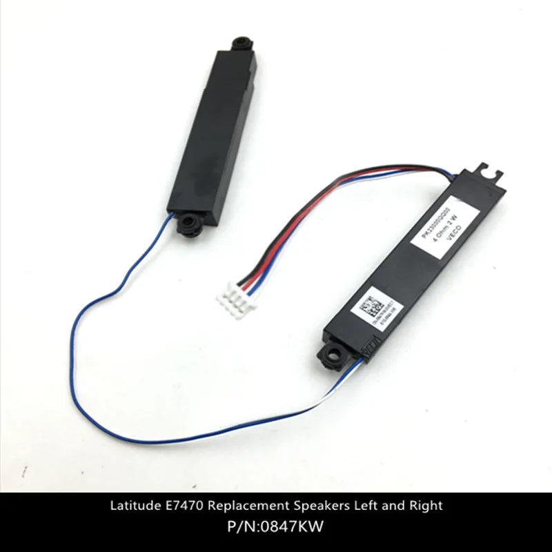 

100 Pcs/ Bag New For Dell Latitude E7470 Replacement Speakers Left and Right - 847KW 0847KW w/ 1 Year Warranty