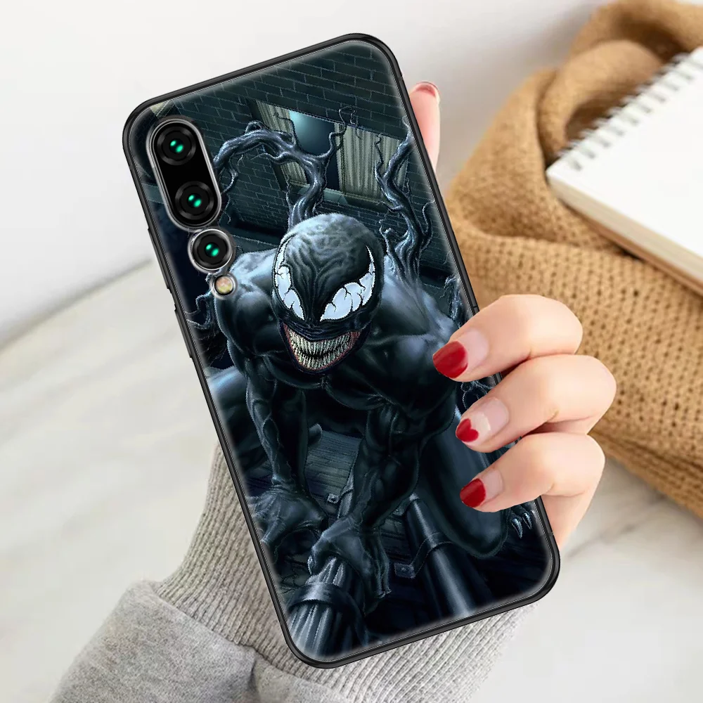 

Movie Venome Phone case For Huawei P Mate P10 P20 P30 P40 10 20 Smart Z Pro Lite 2019 black painting prime silicone coque art