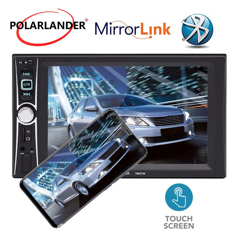 Автомагнитола MirrorLink 2 Din сенсорный экран 6 5 дюйма MP5 плеер для Android Bluetooth USB/TF|car stereo|2