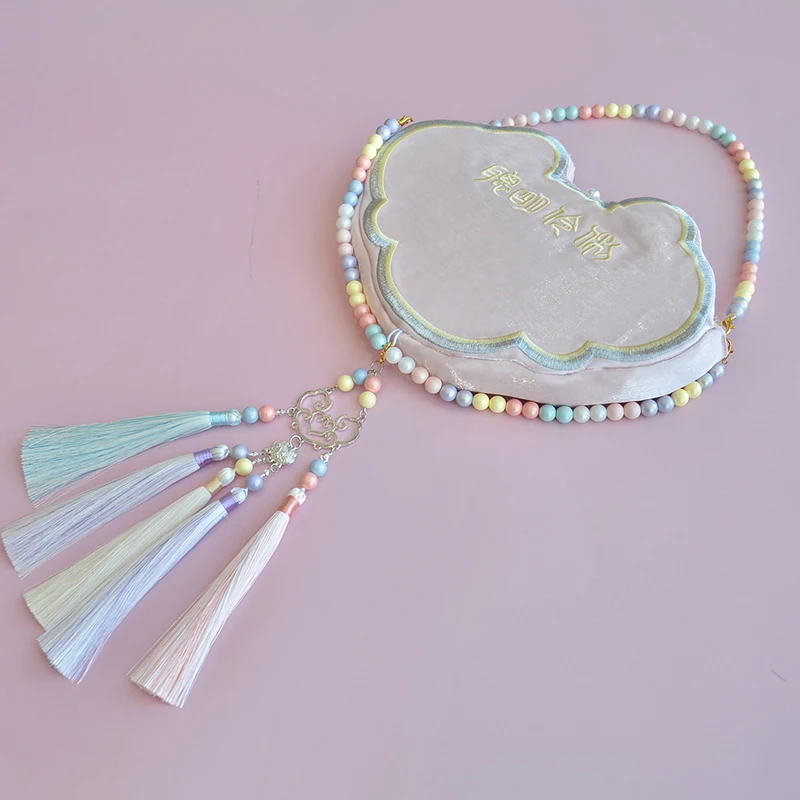 

Sweet Lady Pearl Tote Bag 2021 Fashion New High quality Silk Cotton Design Handbag Chain Shoulder Women's Crossbody Bag