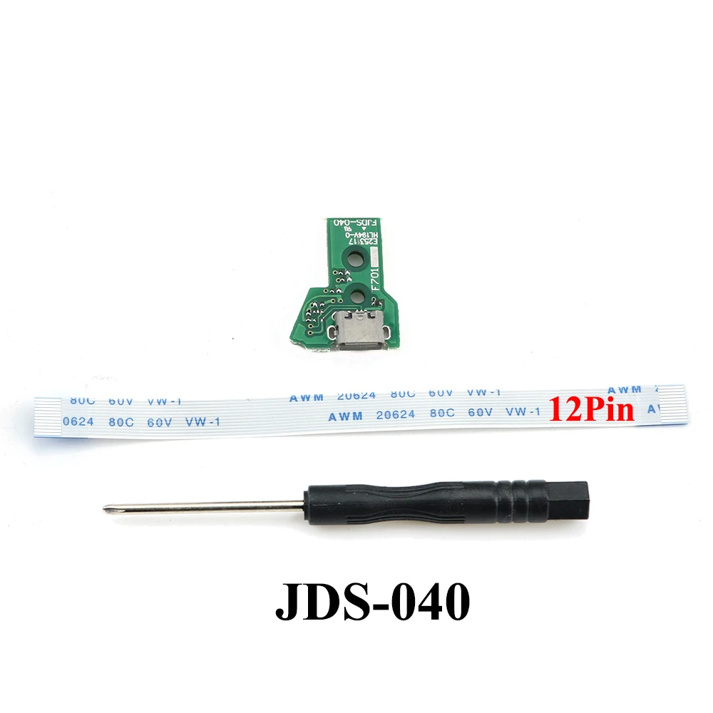 Тонкий контроллер YuXi для PS4 Pro печатная плата JDS 030 040 011 001 с 12 14-контактным кабелем