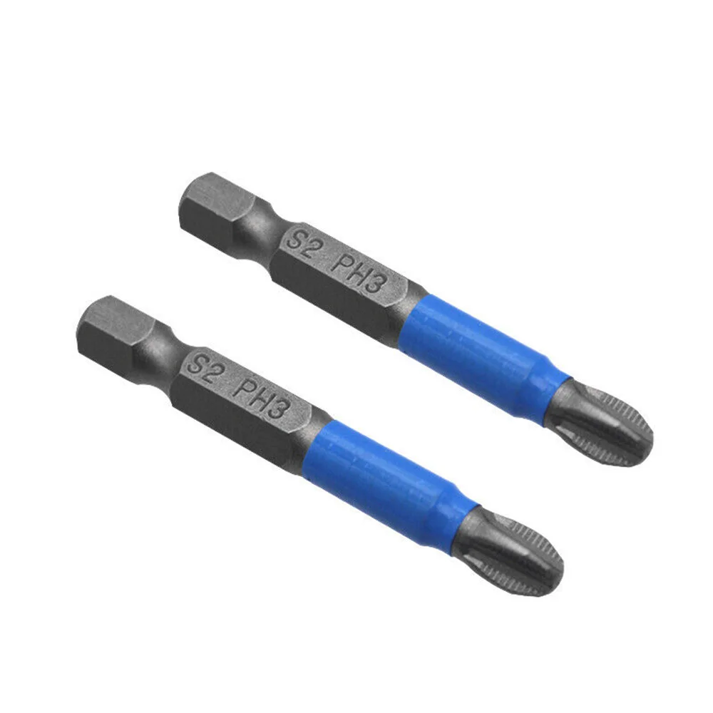 

12Pcs Magnetic Impact Non-slip Screwdriver Bit Set 50mm PH1/PH2/PH3/PZ1/PZ2/PZ3 Non-Slip Screwdriver Bit Set High Quality