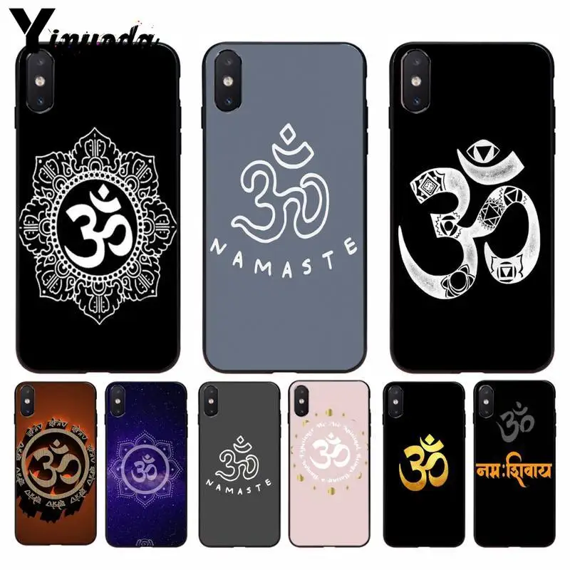 Yinuoda Aum Om Yoga TPU Мягкий силиконовый чехол для телефона iPhone 11 8 7 6 6S Plus X XS MAX 5 5S SE 2020 XR pro