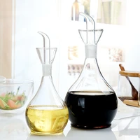 nordic glass oil pot seasoning pot soy sauce bottle vinegar pot household kitchen supplies leak proof oil bottle