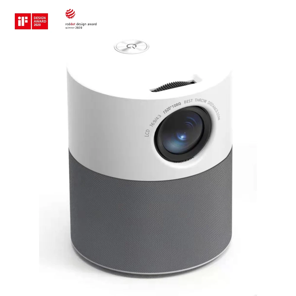 

[Reddot Award Projector Mini Native 1080p Projector ] Factory OEM ODM Mini 1080p Full HD Portable Home Theater LED LCD Projector