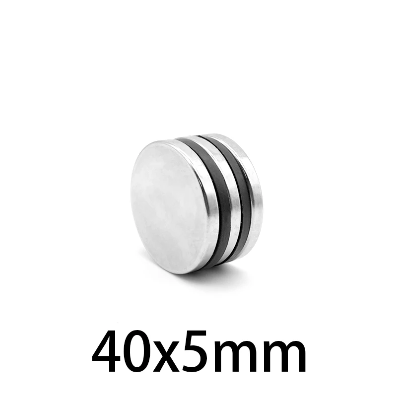 

Большие круглые мощные магниты, 1-5 шт., 40 мм x 5 мм, большой лист Неодимового Магнита 40x5 мм, постоянный магнит, фотомагнит 40*5 мм