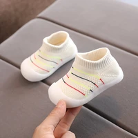 spring autumn toddler shoes soft bottom knitted sock shoes kids first walkers baby girl shoes boys sneakers sss016