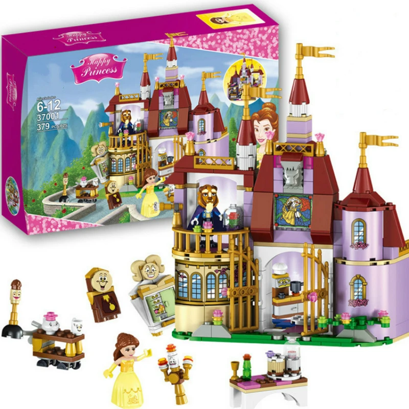 Новинка 149/5000 Legoings замок с привидениями строительные блоки 37001 принцесса Белле
