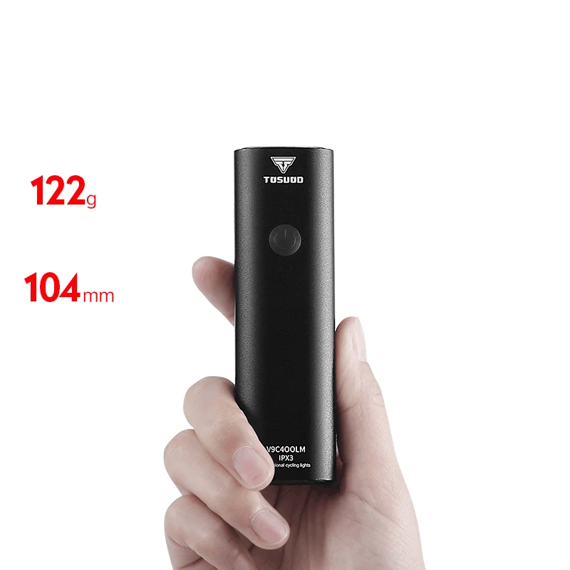 Фонарь велосипедный TOSUOD водонепроницаемый зарядсветильник через