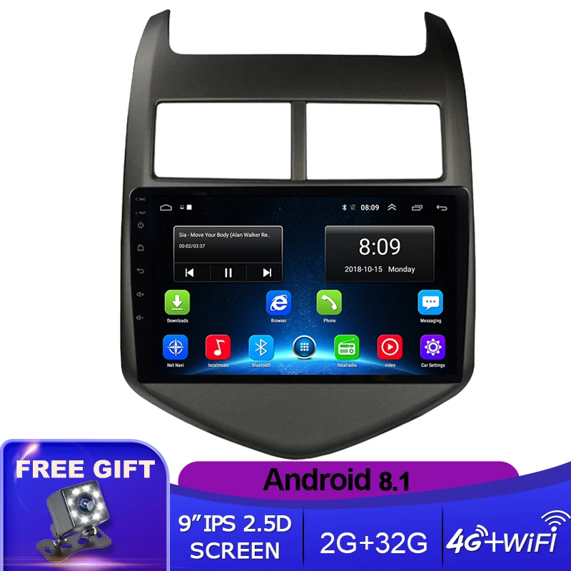 2.5D 9 ''IPS автомобильное радио Android 8 1 авто стерео Мультимедиа для Ford S Max 2007 2008 GPS