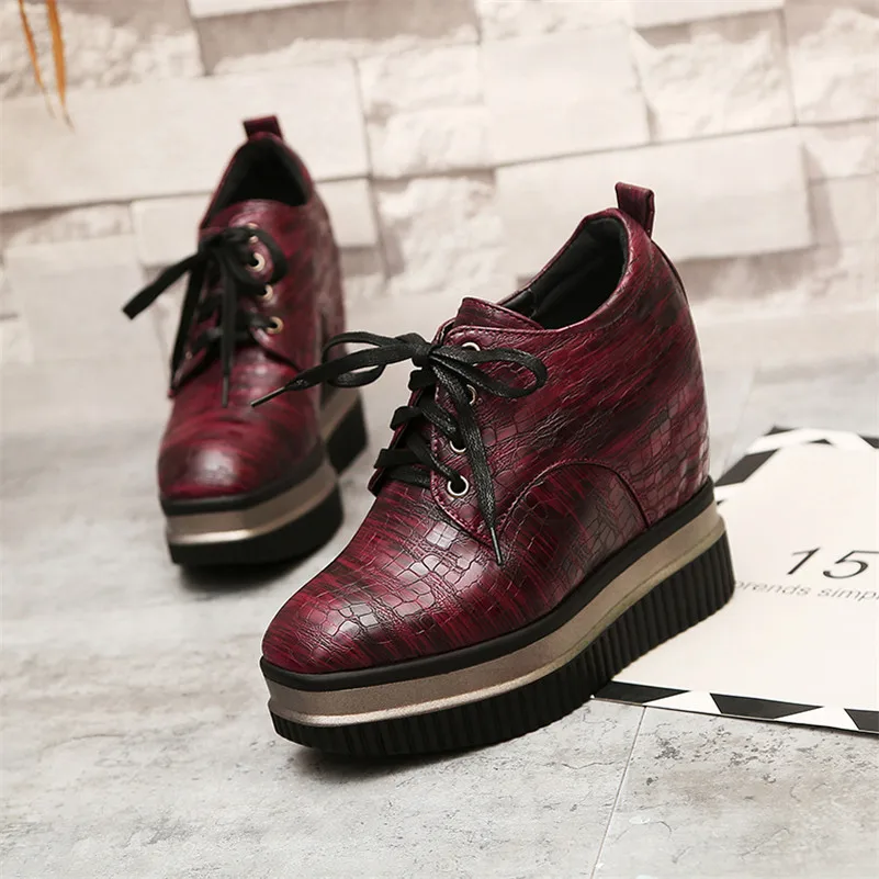 Женские туфли на высоком каблуке Meotina осенние черные туфли-лодочки платформе со