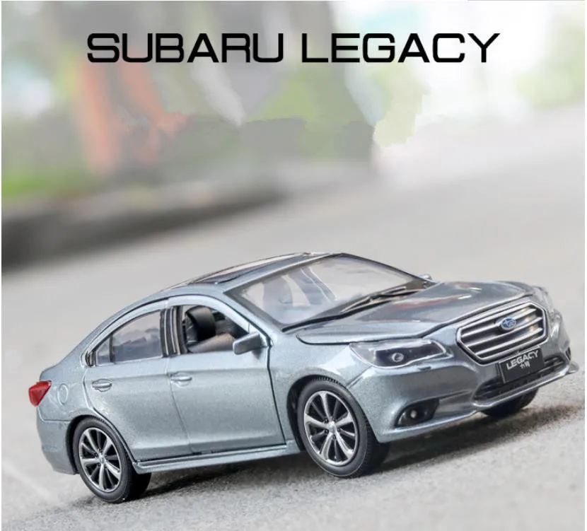 Игрушка для автомобиля Subaru Legacy из сплава с высокой имитацией коллекция украшений