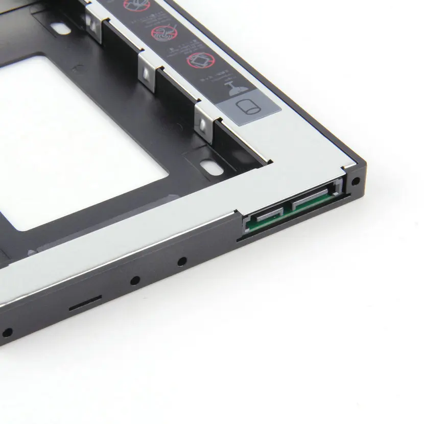 Универсальный 2,5 2nd 9,5 мм Ssd Hd SATA жесткий диск HDD Caddy адаптер отсек для Cd Dvd Rom Оптический отсек