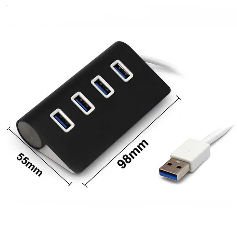 USB 3 0 на 4 порта концентратор портативный супер скорость сплиттер кабель для Macbook