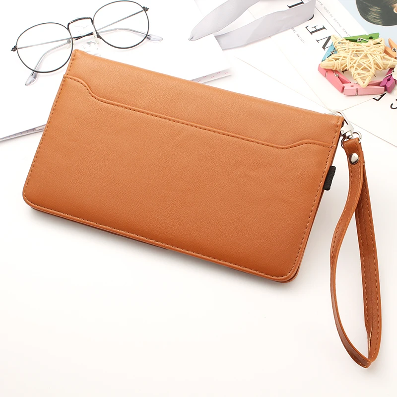 Light Brown Чехол-держатель для huawei MediaPad M3 Lite 10 10,1 BAH-W09 BAH-AL00, чехлы из искусственной кожи для huawei M3 Lite 10 - Цвет: Light Brown