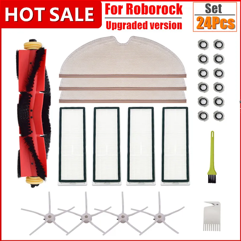 Салфетка для уборки основной щетки HEPA фильтр боковая щетка Xiaomi Roborock S6 S5 MAX S60 S65 S50