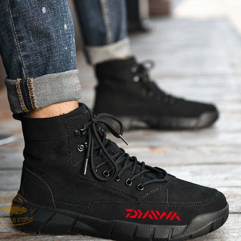 Уличные рыболовные ботинки DAIWA 2021 нескользящая рыболовная обувь холщовые