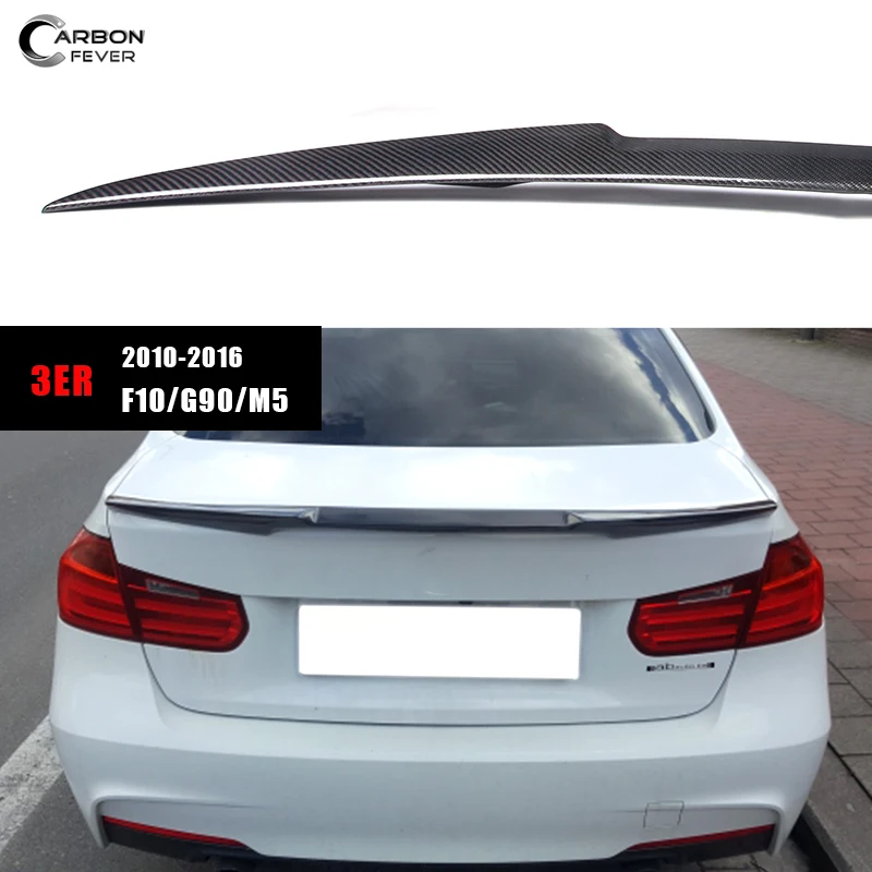 Глянцевый готовый спойлер из настоящего углеродного волокна для BMW 3 серии F80(M3) F30