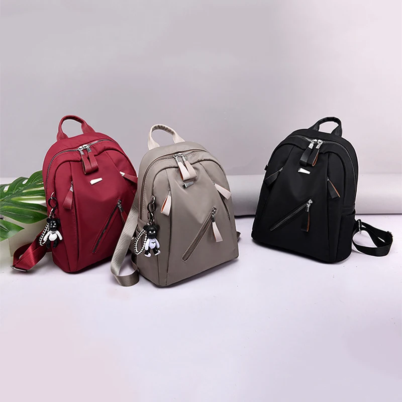 

iPinee Fashion Waterproof Backpack Women Portable Student Pack Sports Travel Oxford Cloth Backpack