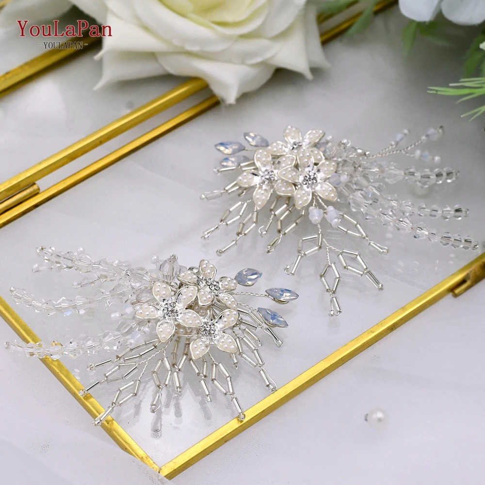 TOPQUEEN X17 Пряжка для обуви из горного хрусталя ручной работы очаровательные