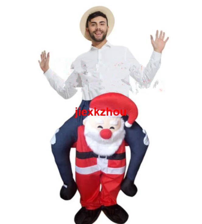 Santa Claus Carry Me баварский маскарадный костюм, вечерние костюмы для костюмированной игры, одежда для рекламы, карнавал, Хэллоуин, Пасхальный фестиваль, для взрослых - Цвет: Santa Claus