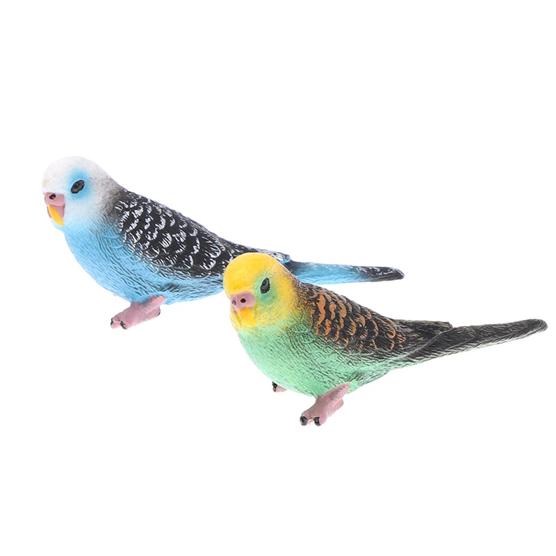 Творческий Имитация попугая миниатюрный пейзаж орнамент животных модель газон