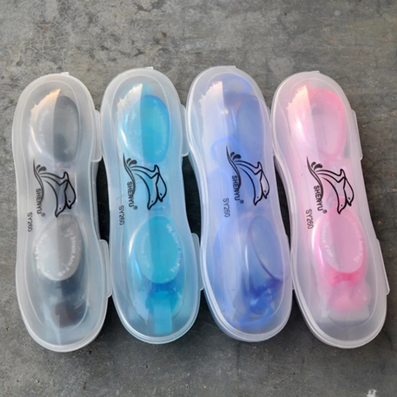 Регулируемые детские плавательные очки противотуманные водонепроницаемые