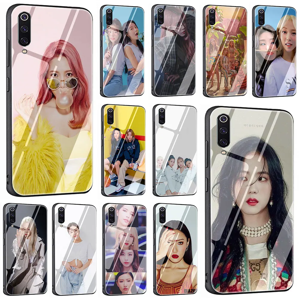 Чехол для телефона из закаленного стекла Mamamoo чехол Xiaomi 8 9 A1 5X A2 6X Redmi 4X 6A Note 5 6 7 Pro