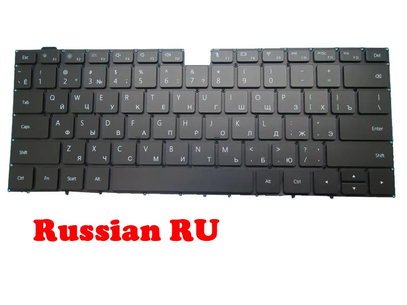 

Laptop RU Keyboard For HUAWEI MateBook X Pro MACH-W19B MACH-W19C MACHR-W19L Mach-W19 MACH-W29 MACH-WAH9LP 9Z.NEXBN.20R NSK-362BN