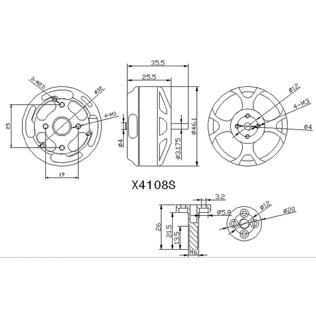 Sunnysky X4108S 380KV 480KV 600KV 690KV Outrunner бесщеточный мотор для многовинтового летательного