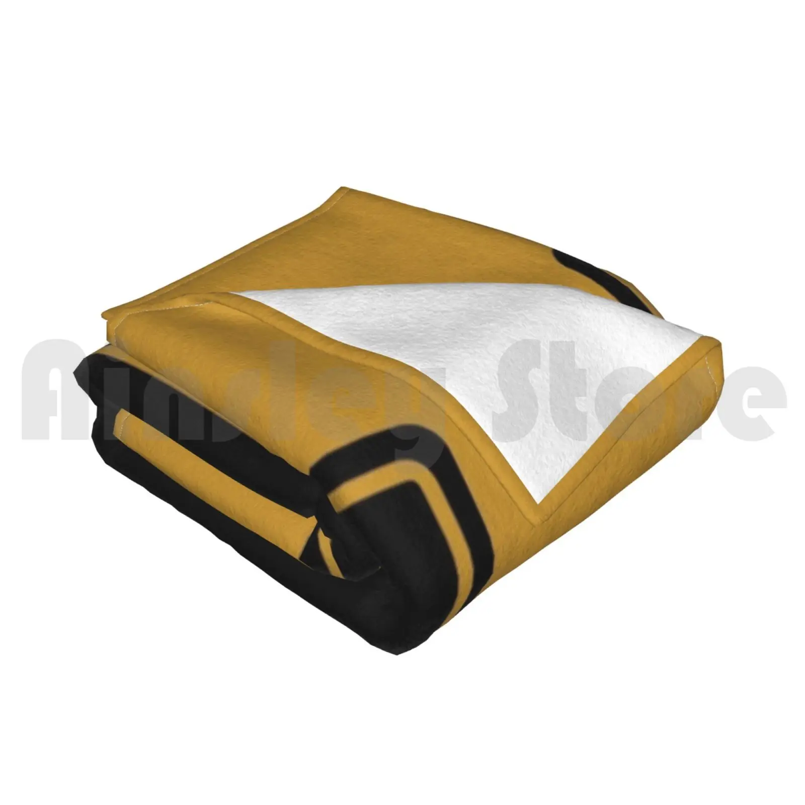 426 год Hemi Mopar Золотое на черном логотипе веерное художественное одеяло