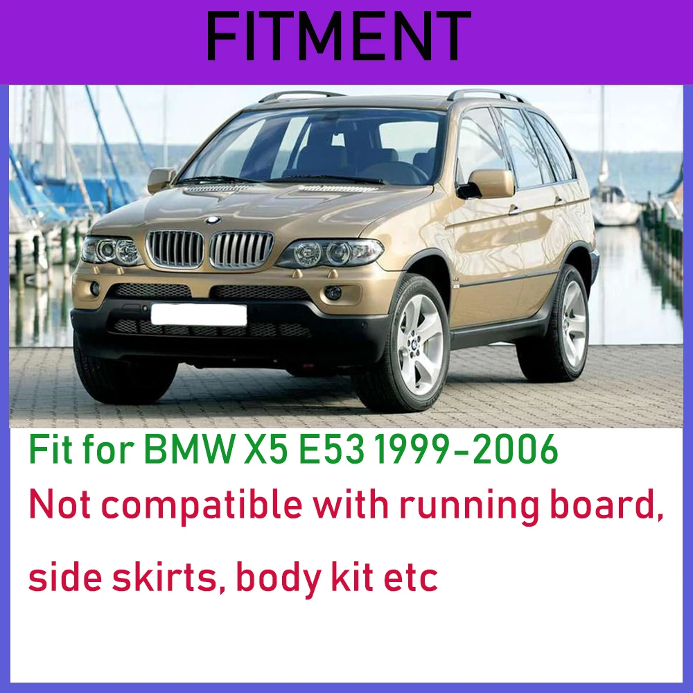 4 шт. Автомобильный задний переднее крыло брызговики для BMW X5 E53 1999 2000 2001 2002 2003 2004 2005