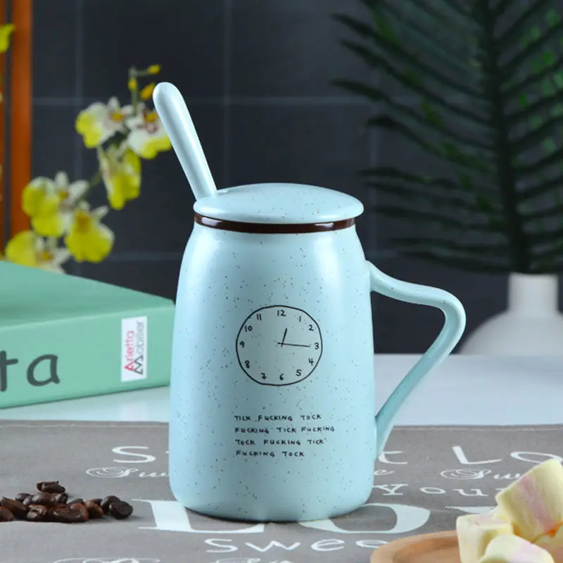 Креативная керамическая Студенческая кружка чашка для кофе молока пары большая
