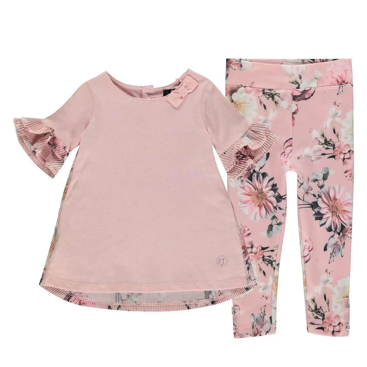 

Kids Girls Firetrap Top and Leggings Set Infant Clothing Short Sleeve New
