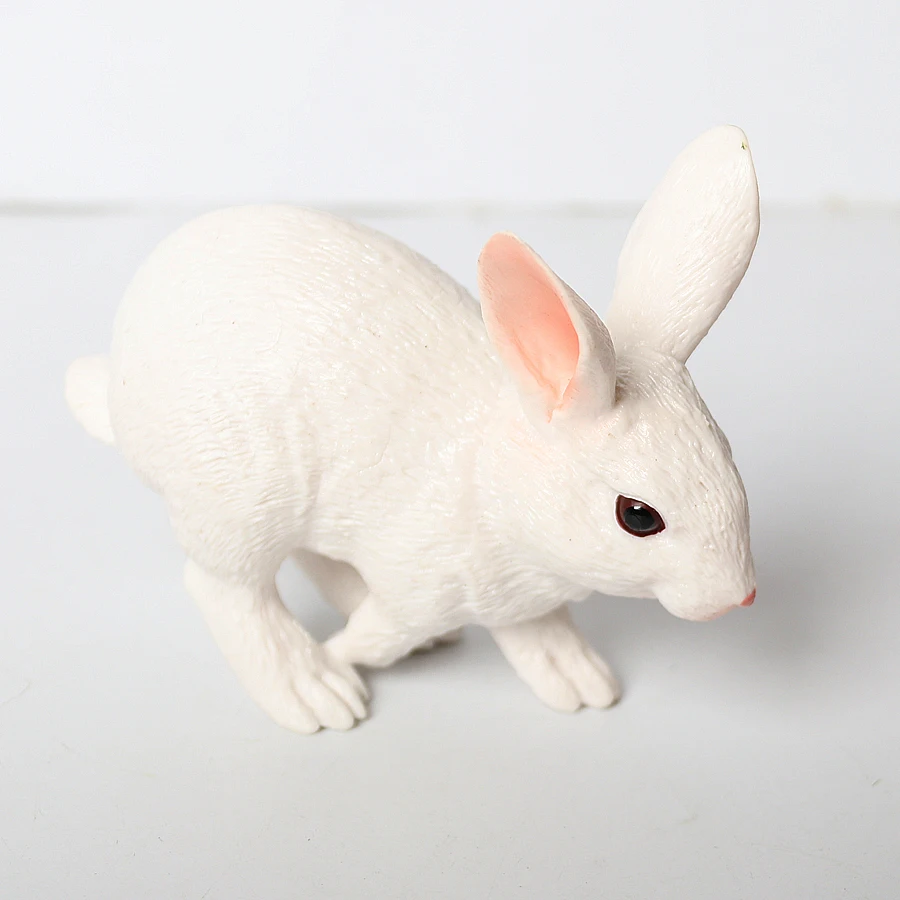 Simulation Farm Animal Rabbit Model Figure Family playset Figurine Home Decor Fairy Garden Decoration Modern Statue |