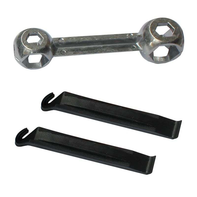 Горячие 12 шт инструменты для обслуживания велосипеда Сумка насос гаечный ключ