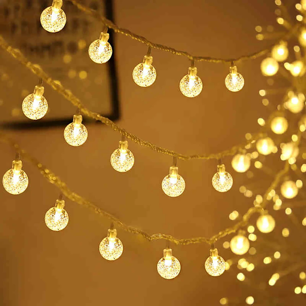 

Bubble Light LED String Strip Garland Christmas Xmas New Year Outdoor Holiday Wedding Party Baby Bed Fairy Lights Decorations