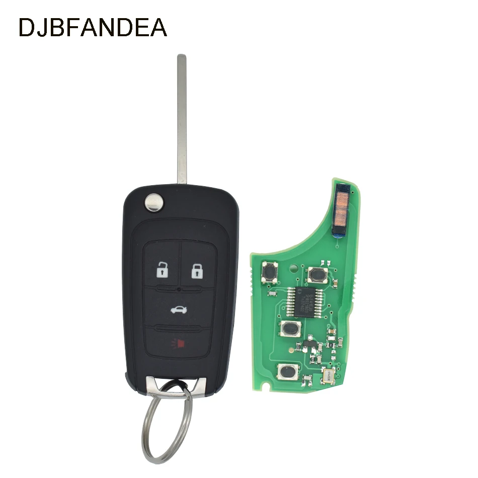 DJBFANDEA 315 MHz/433 MHz 4 кнопки дистанционного ключа автомобиля для Chevrolet Aveo Malibu Cruze Spark Sail