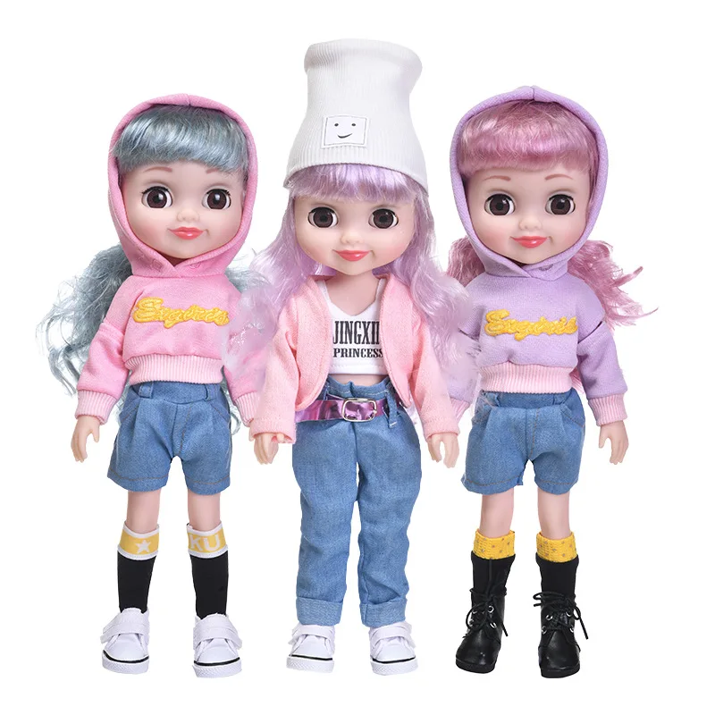 

Новинка эмалированная мультяшная игрушка 16 дюймов имитация платья Детская игрушка для девочек Удобная игрушка для сна имитация новорожден...