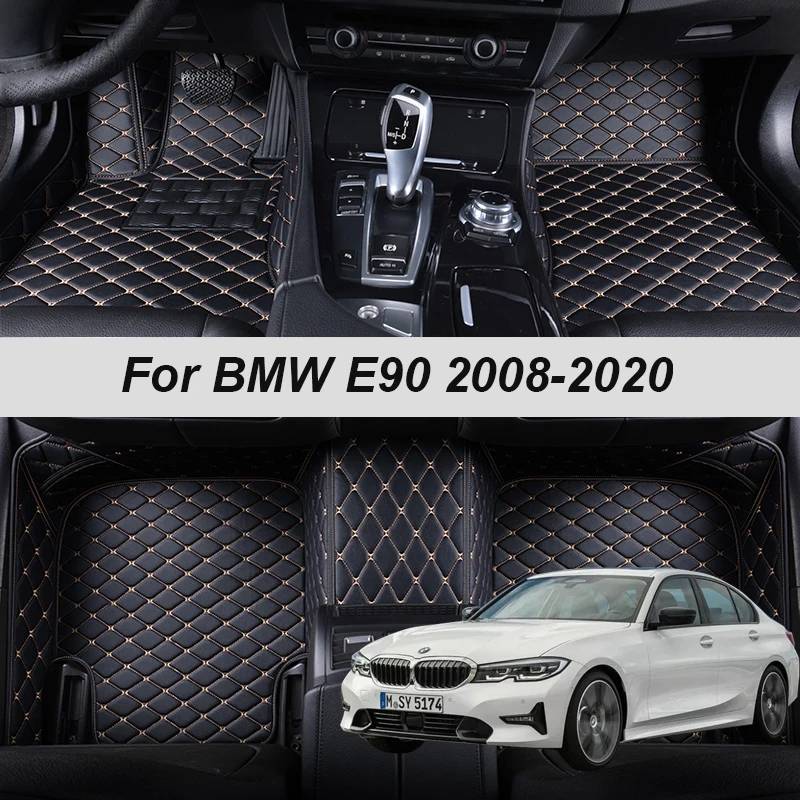 

Custom Made Leather Car Floor Mats For BMW 3 series E90 E91 E21 E91 E92 F30 G20 2008 2011 2017 Carpet Rugs Foot Pads Accessories