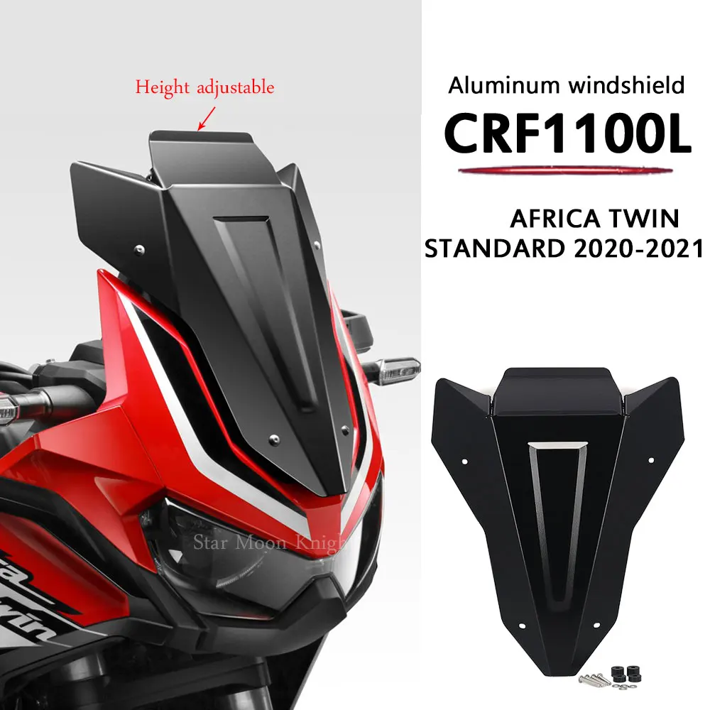 

Motorcycle windshield windscreen Wind Shield Deflector For Honda crf1100l CRF 1100 L Africa Twin CRF1100AL STANDARD 2020 - 2021