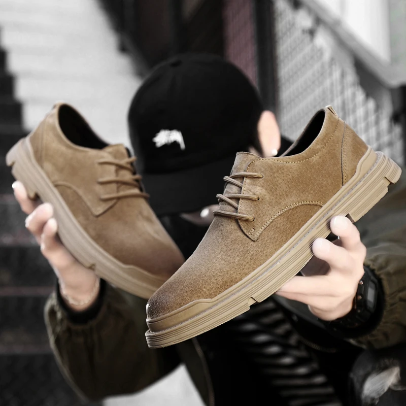 

Brown Leather Shoes Fashion Men Casual Shoes Leather Leisure Man Mens Hot Sale Zapatillas Male Shoe Zapatos Hombre Cuero