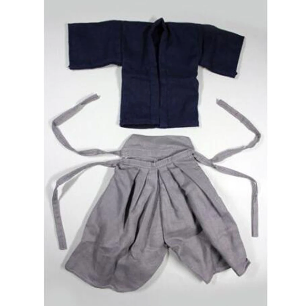 

1:6 Male Clothes Japanese Traditional Ancient Samurai Male Samurai Costume for 12'' action figure body toys