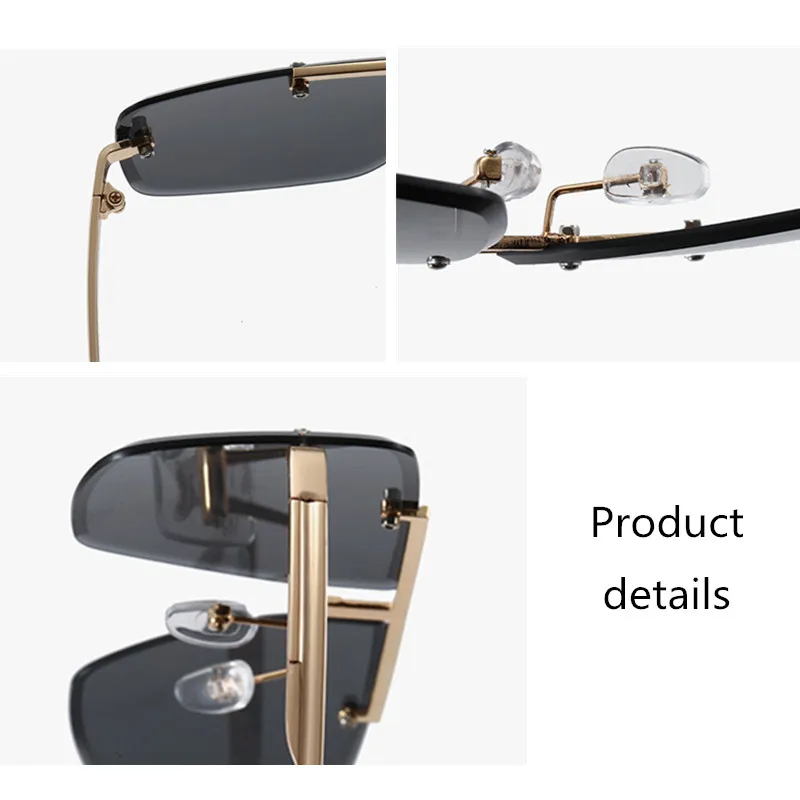 Солнцезащитные очки без оправы для мужчин и женщин | Аксессуары одежды