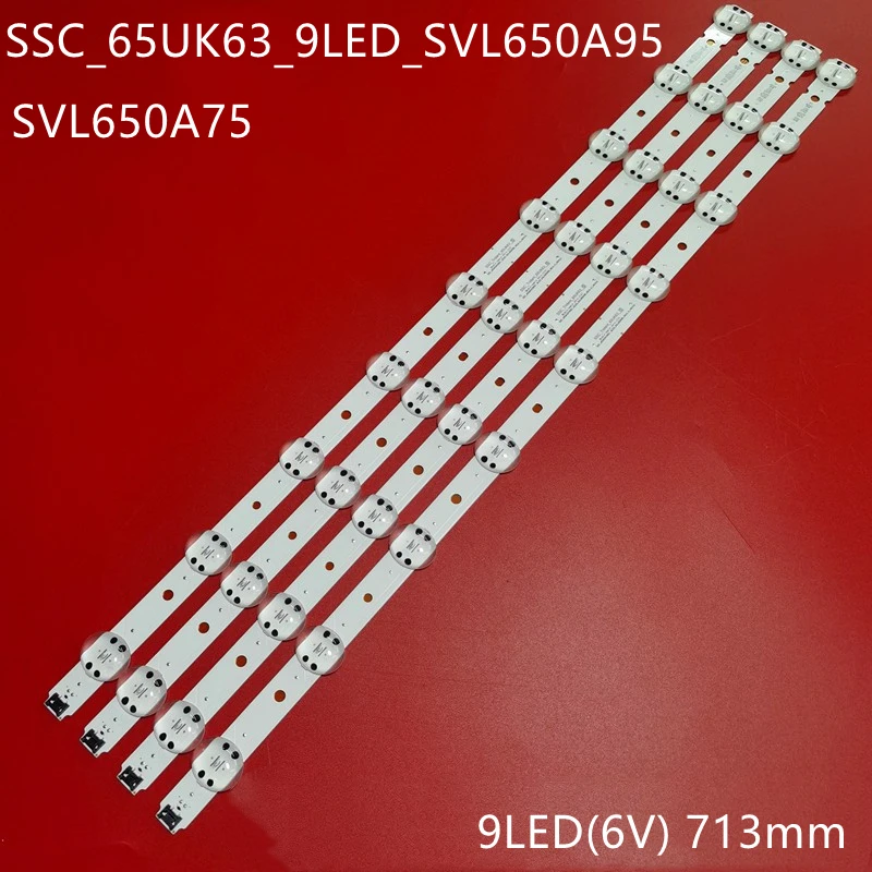 

4 PCS LED Backlight Strip for 65UK6300 65UK6470PLC 65UK6400PLF 65UK6300PUE 65uk6300PLB EAV64013801 EAV64013802 EAV63993002