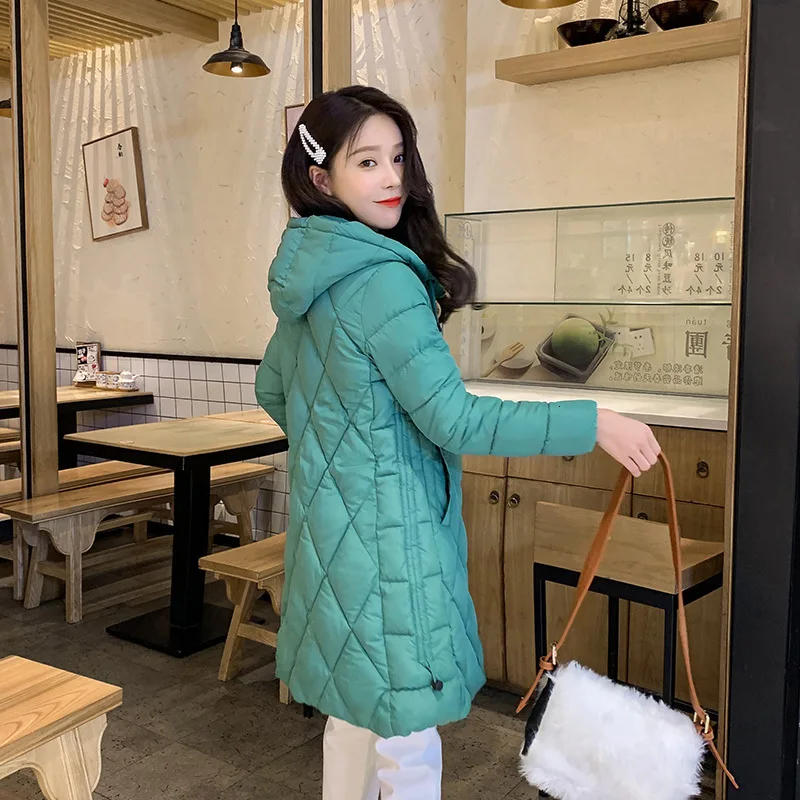 Сезон сзади специальное предложение пуховик из хлопка для девочек Длинная